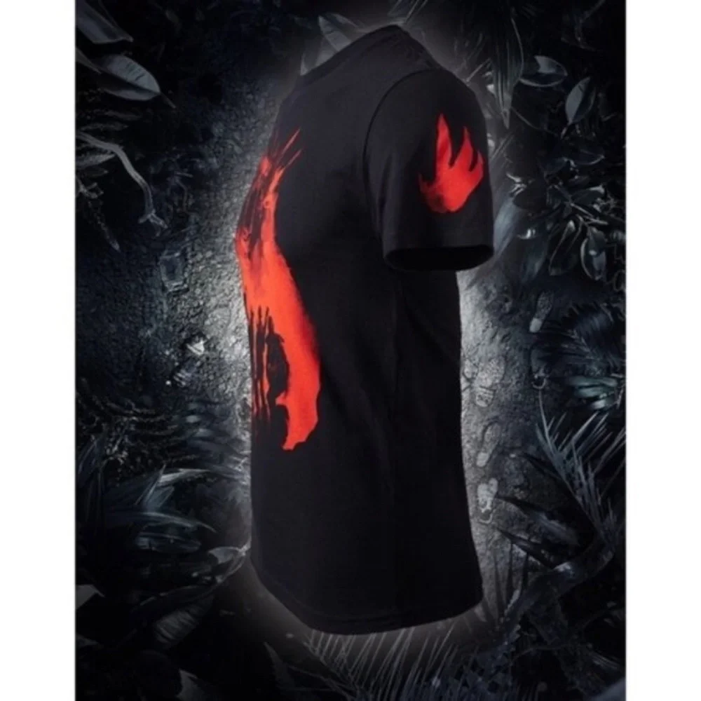 EVOLVE The Hunted Black Short Sleeve Tee Shirt - Picture 2 of 7